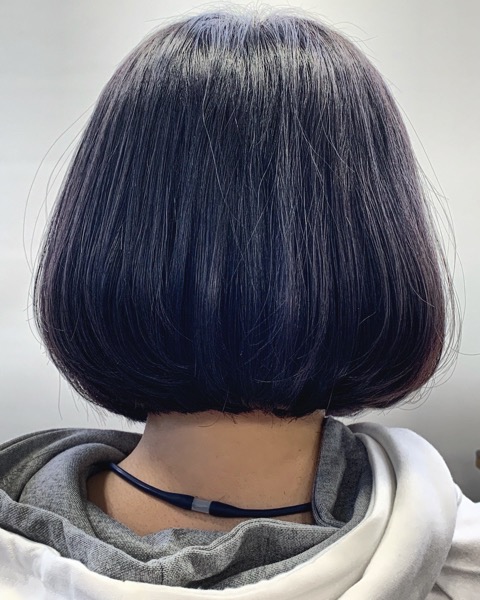 横浜 大倉山美容院 職場で髪色の規定がある方必見 ブルーブラックと